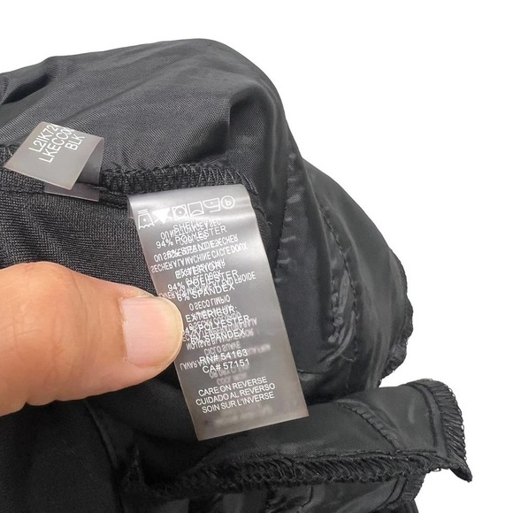 Karl Lagerfeld Black Pants 5 Button Front Size 8 - Picture 4 of 10